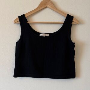St. John Knit Crop Tank